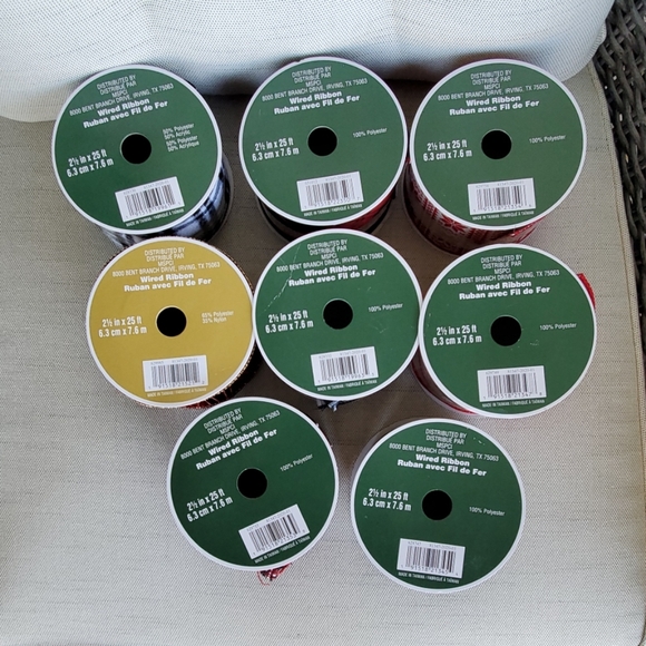 ASSORTED WIRED RIBBON - Picture 4 of 5